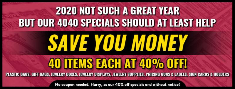 40% Off All Fetpak Specials- See Our Specials Page