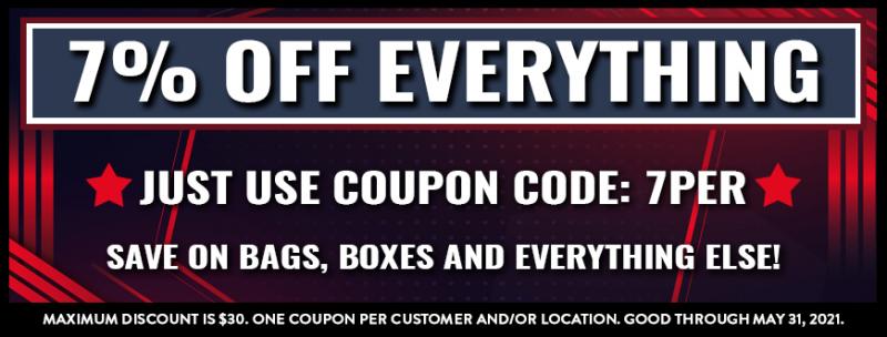 Coupon For 7% Off All Packaging Supplies