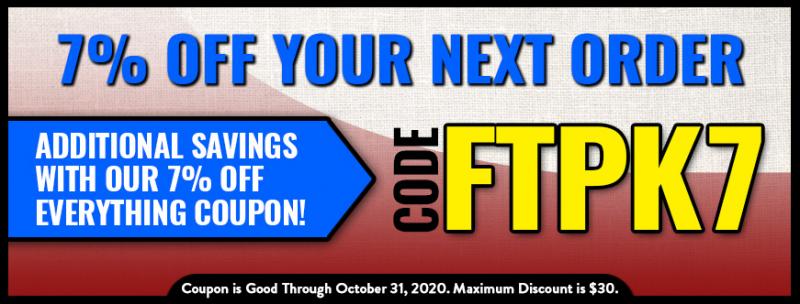 Everything 7% Off Our Already Low Prices
