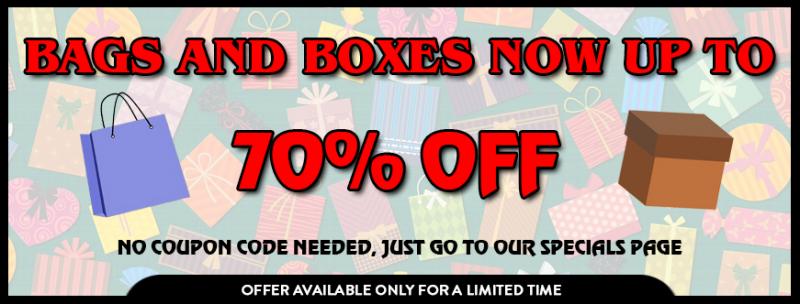 Bags and Boxes at Up To 70% Off