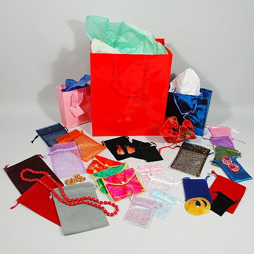 Gift Bags & Organza Pouches, Velour Pouches, Chinese Pouches