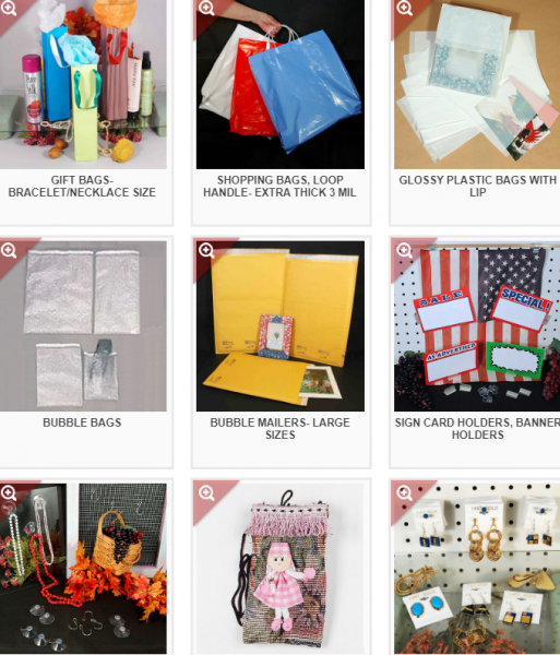Closeout Plastic Bags, Store and Packaging Supplies